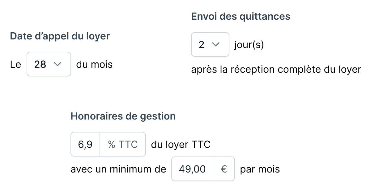 Formulaire de personnalisation d'agence